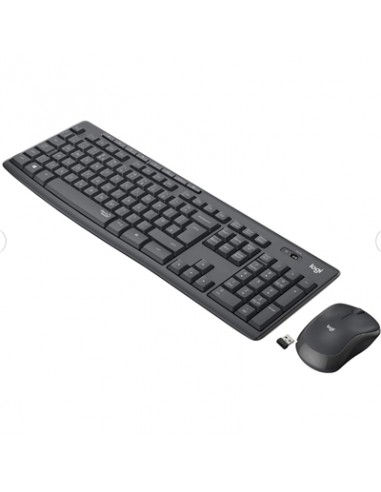 LOGITECH Tastiera e mouse wireless MK270, Nero - Kit Tastiera e Mouse