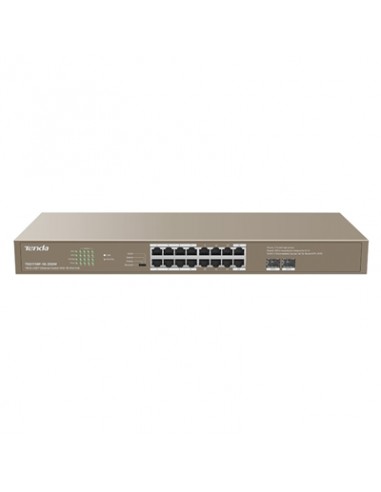 SWITCH 16P GE PoE+2P SFP TENDA...